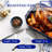 Blu. Cookware Roasting Pan With Lid And Roasting Rack, Non-toxic, Non-stick Ceramic, Pfa/pfoa-free, Suitable For All Cooktops, Bamboo Cleaning Brush