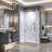 Vienna 48 In. X 32 In. X 78.6 In. Semi-Frameless Rectangular Shower Kit In Brushed Nickel With Wall Panels And Base-120146725