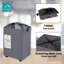 Fabric Rolling Laundry Hamper with Handles-71296954