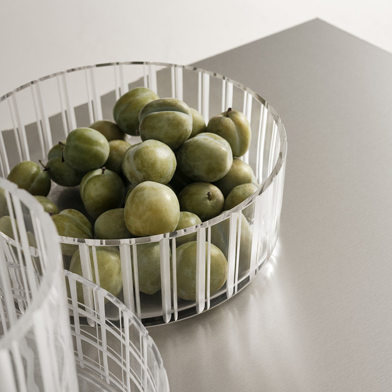 Cut In Number Crystal Decorative Bowl