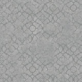 Emporium Metallic Aged Quatrefoil 3D Embossed 33' L x 21" W Wallpaper Roll
