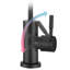 Robinet d'eau de cuisine à poignée simple Topcraft, robinet d'eau filtrée en acier inoxydable, robinet d'évier pivotant à 360 ° High Arc-102192964