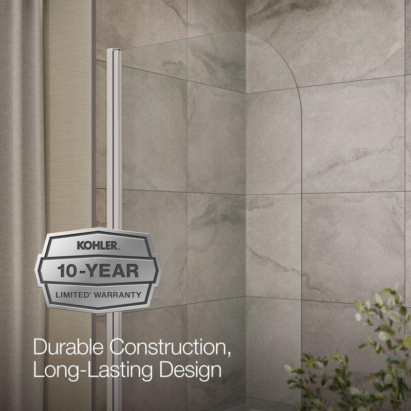 Aerie Curved Bath Screen