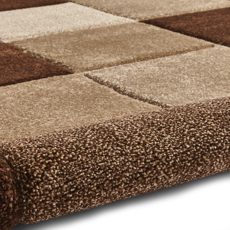 Langley area rug Machine Woven Rectangle Beige/Brown, Rectangle 120cm x 170cm