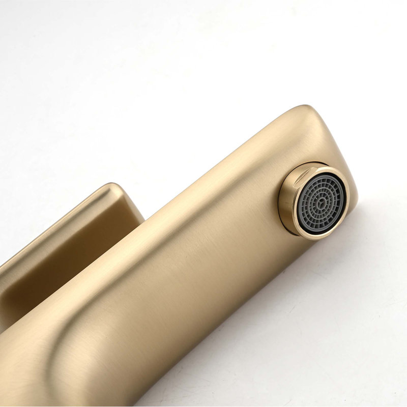 Single Handle Lavatory Basin Sink Faucet, Brushed Gold