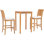 Outdoor 3 - Piece Teak with Cushions