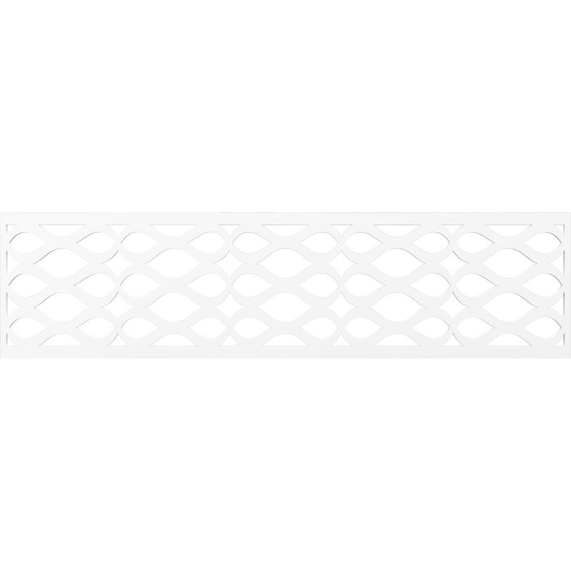 Moulure de panneau Somerset, H 12 po x l 47 po x P 0,38 po, PVC de qualité architecturale