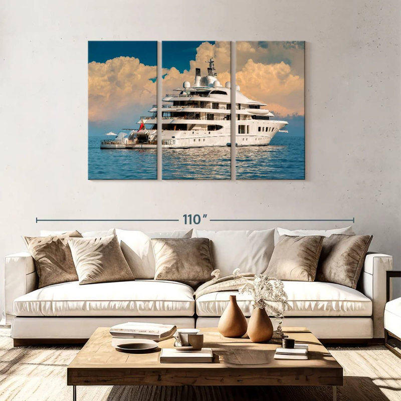 Mehar Megayacht, H 48 po x l 74 po