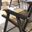4 chaises de patio pliantes - empilables pour l'extérieur pour la pelouse, le pique-nique, la plage. Avec, léger, cadre en métal, sans assemblage, brun à 4 pointes, pique-nique. Portable,