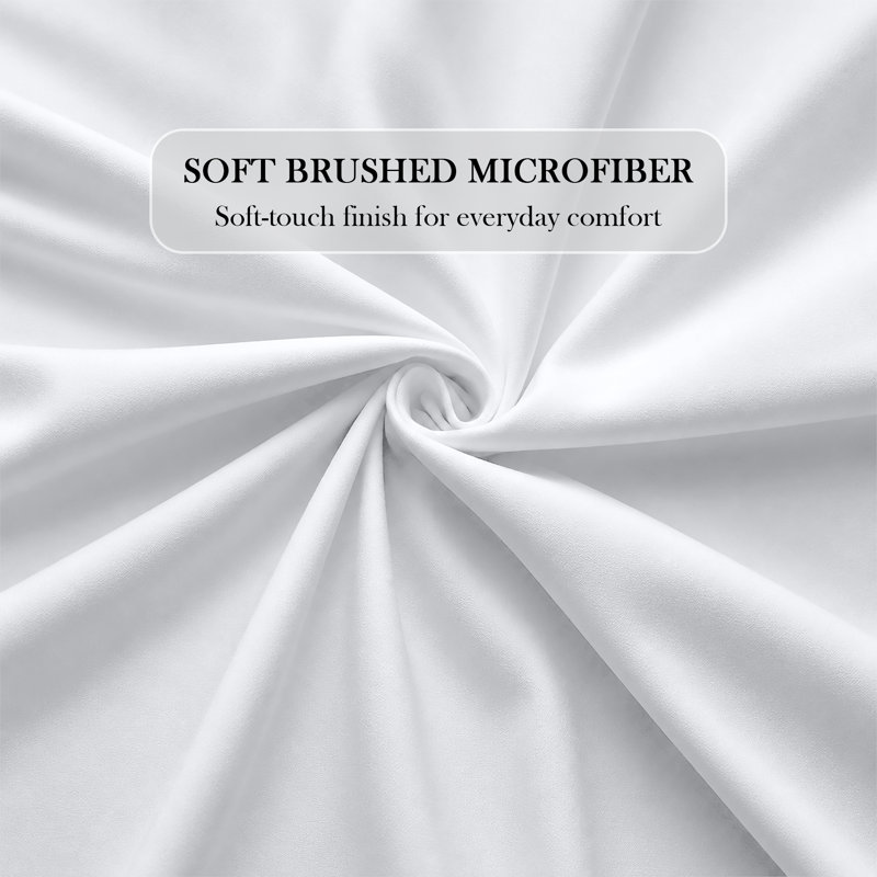 Bedroom Collection Standard Fitted Sheet, King, White