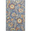 Tapis bleu / gris Gregori-2082838132