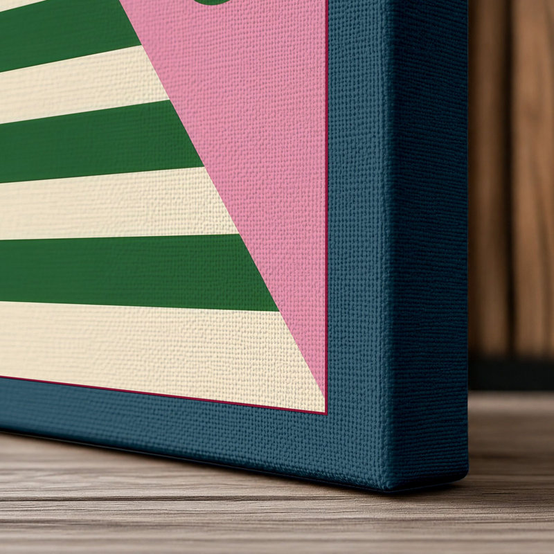 Print, 24x16 - 61.0 x 40.6 cm, Teal Border
