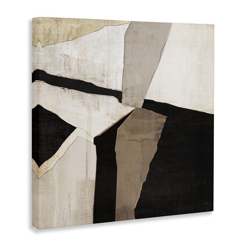 «Rustic Neutral Fragments», art mural par Susan Jill, H 17 po x l 17 po
