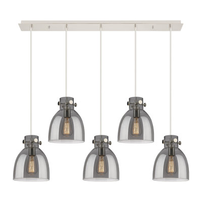 Luminaire suspendu grappe 5 lumières Amrith