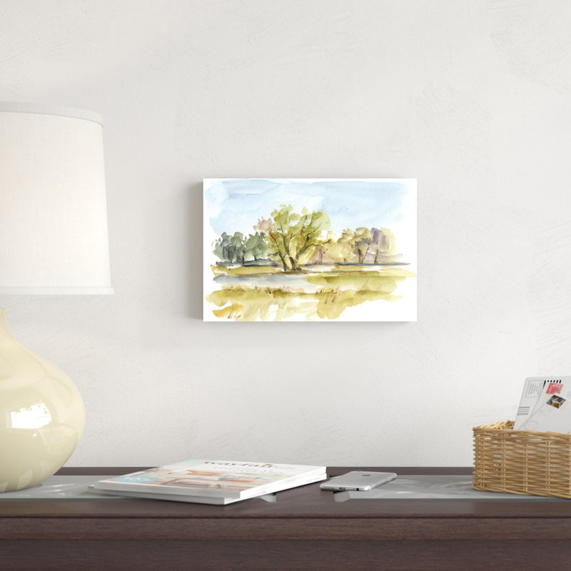 Aquarelle éclatante I, H 8 po x l 12 po x P 1,25 po