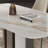 Modern Rectangular White Rock Slab Dining Table-102187661