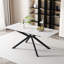 Extendable Dining Table with Steel Base