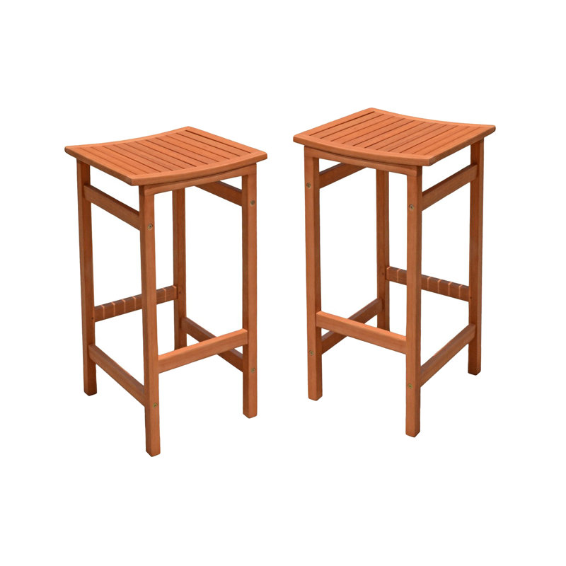 Vanesa Dakota Fields Bar Set with Solid Wood Outer Material