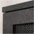 Coastal Hutch with Storage, Black finish