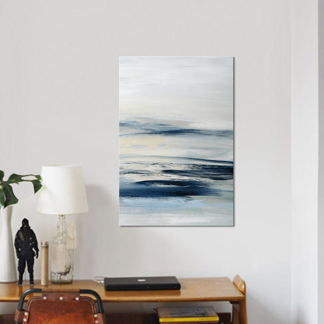 «Drifting Tides II», reproduction sur toile, H 12 po x l 8 po x P 0,75 po, Toile tendue, Pas de tapis