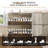 Shoe Storage Cabinet w/ 2 Flip Drawers, Slim Fluted Entryway Organizer w/ Open Shelf, 29.9" W, Gray-129878973