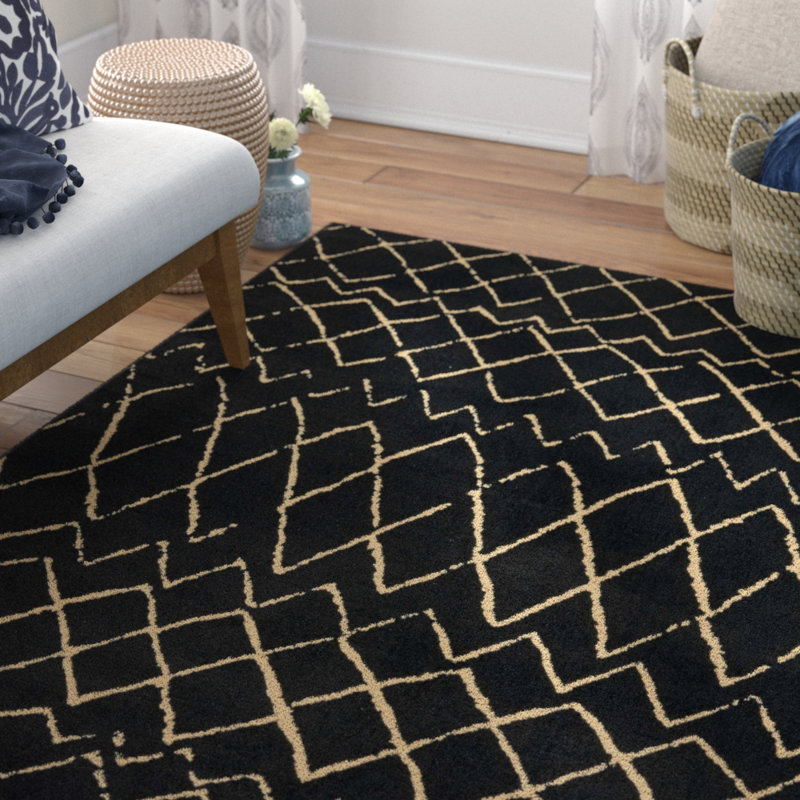 Geometric Area Rug, Rectangle 160 x 221cm