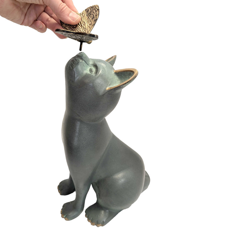 Cat Metal Garden Statue