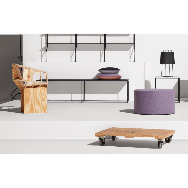 Construct Upholstered Dining Bench, Heathered Graphite Heathered
