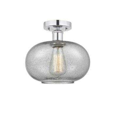 Bobtown Glass Semi Flush Mount