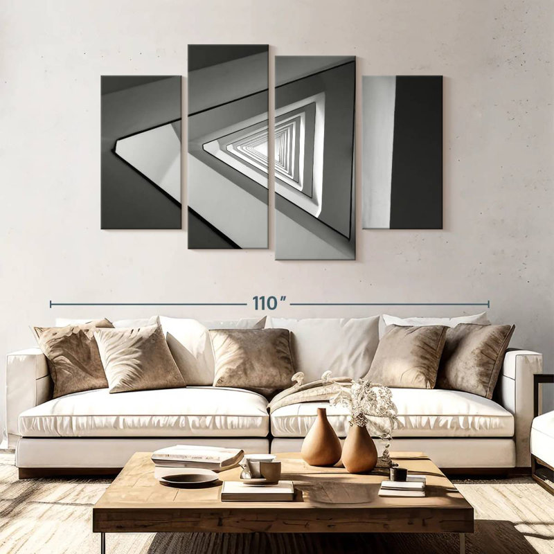Lilie Infinite Gray Triangles
