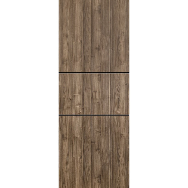 Finition en bois massif manufacturé, Noyer, 36 po x 84 po