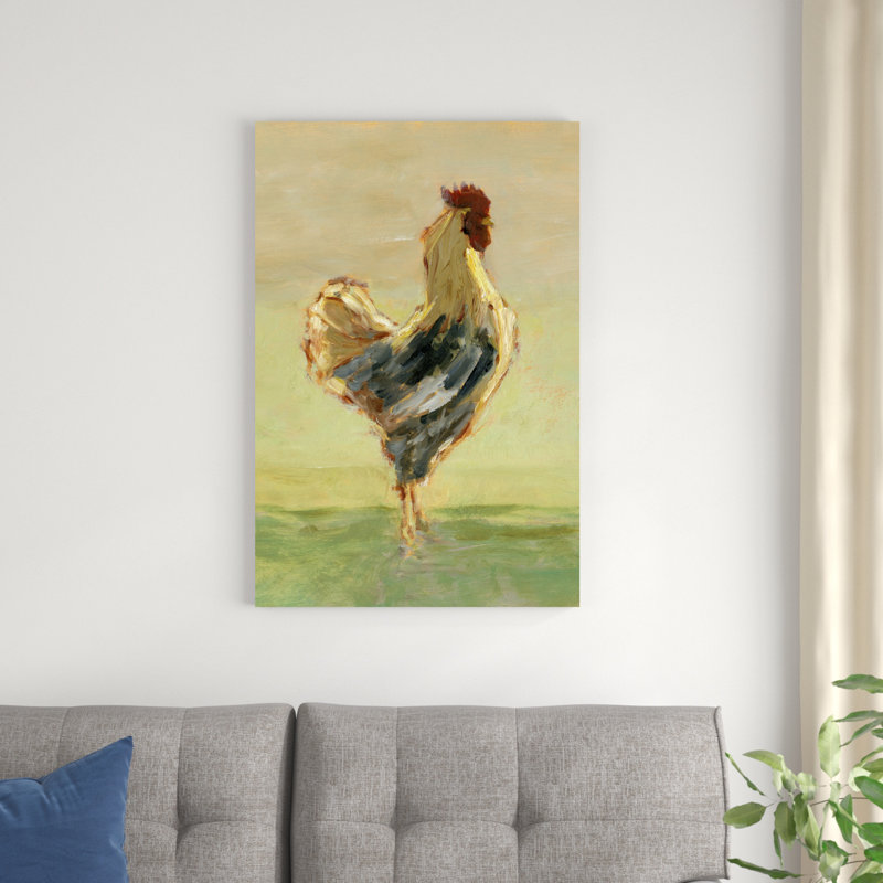 Sunlit Rooster I, H 36 po x l 24 po