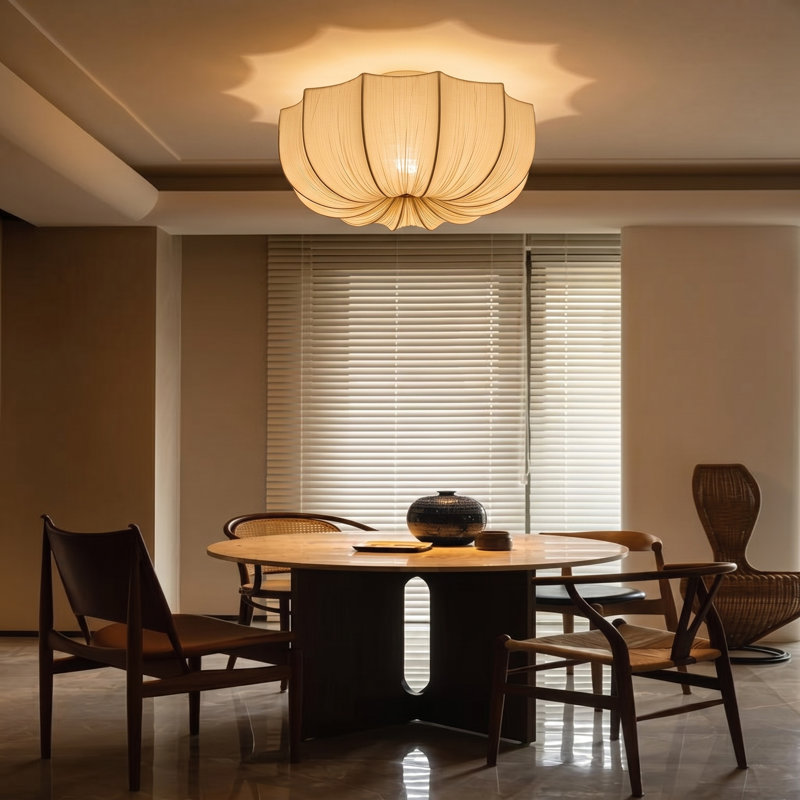 Abat-jour semi-encastré 1 lumière, H 8,26 po x l 19,68 po x P 19,68 po