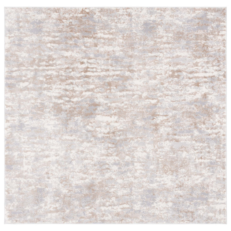 Kula Performance Abstract Rug, Square 6'7"