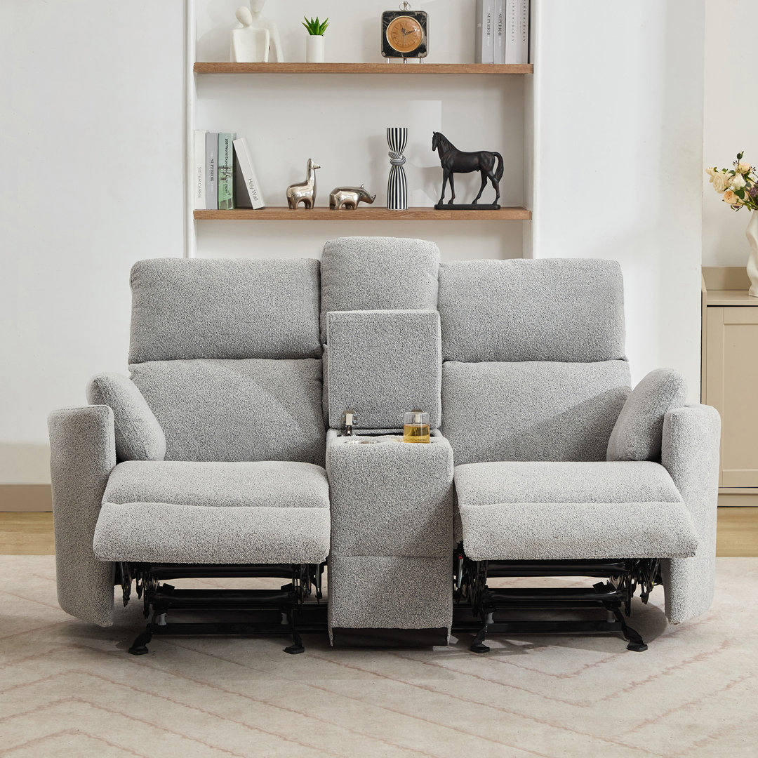 Powell 2 Seat Rocker Recliner Sofa with Centre Console
