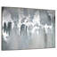 'Exquisite Aquamarine' - Floater Frame Painting Print on Canvas