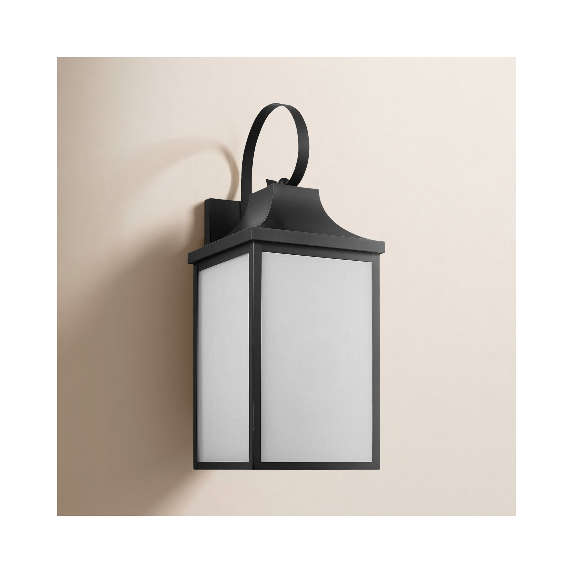 Single Light Outdoor Aluminum Wall Light, No, Antique Bronze, 22'' H x 9.75'' W x 8.5'' D