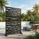 72" x 47" Freestanding Metal Privacy Screen Fence Panels Garden Trellis Outdoor Divider for Patio, Balcony, Backyard, Pool, Indoor Room