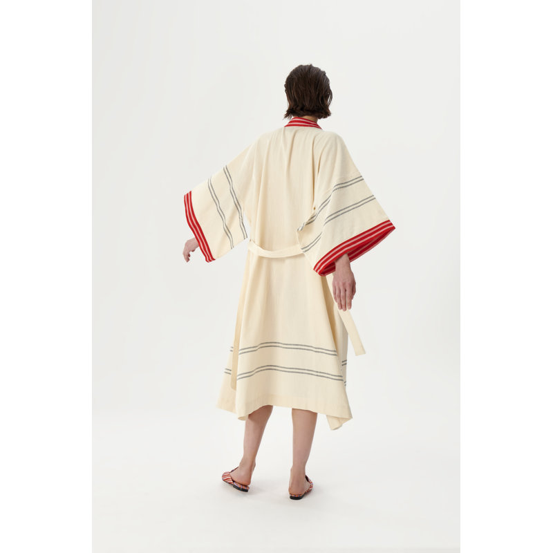 Long Pesthamal Kimono Red