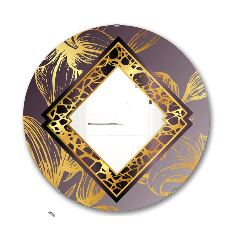 Miroir d'appoint Marbré Marvelous 2, H 23,6 po x l 23,6 po