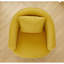 Fauteuil d'appoint en velours avec coussin, fauteuil rembourré moderne avec pieds en métal, fauteuil demi-tonneau confortable pour la chambre à coucher du salon-233321412