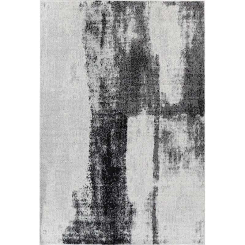 Andwele Rectangle Abstract Indoor / Outdoor Washable Area Rug, Rectangle 13'4" x 18'4"