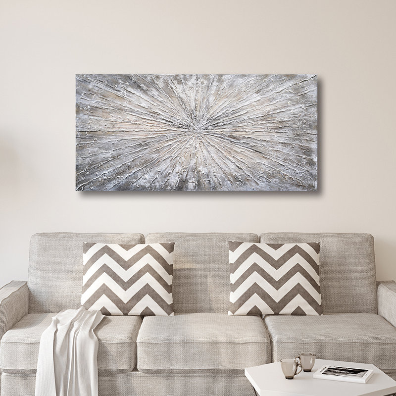 Abstrait - peinture sur toile tendue