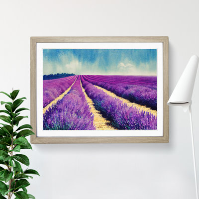 Lavender Field Vol.1 1 Piece Single Picture Frame Painting