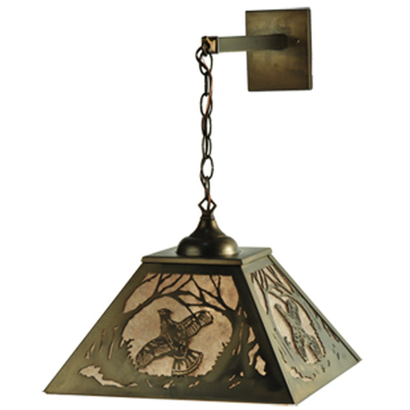 Rustic Lodge 1 - Light Armed Sconce