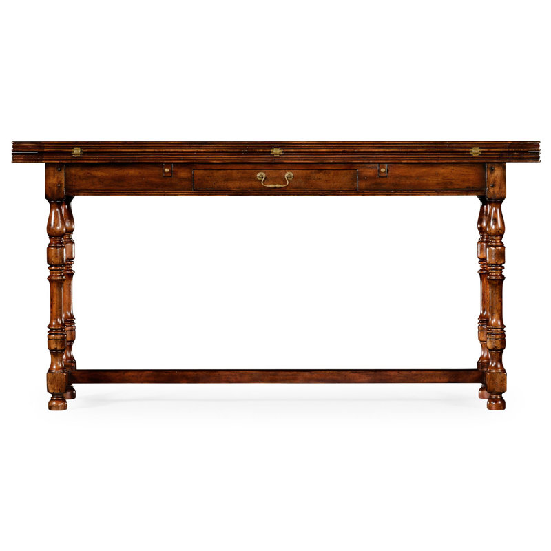 Country Farmhouse Walnut Wood Dining Table