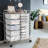 Utility Cart with 15 Drawers, Rolling Storage Art Craft Organizer