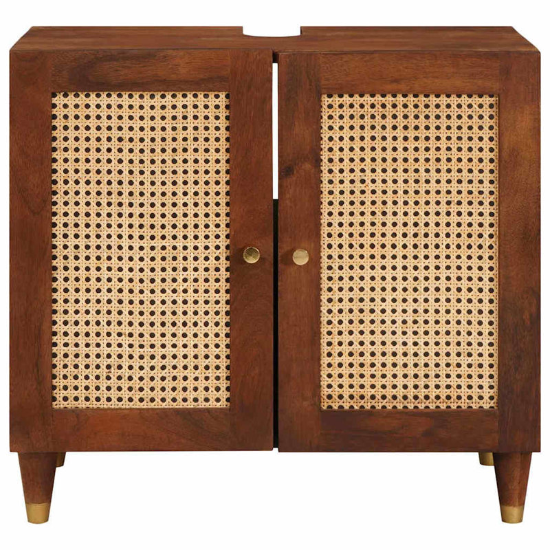 62Cm Single Bathroom Vanity Base Only in Brown