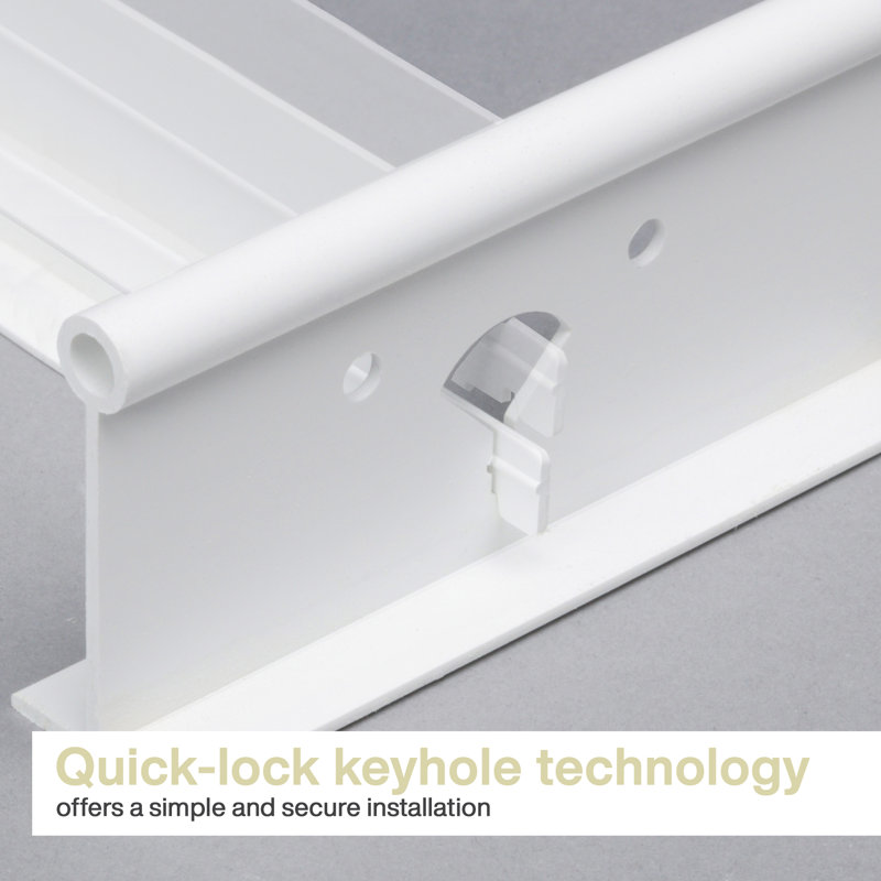 Ensemble de plafond suspendu blanc HG-Grid 100 pieds carrés, Blanc