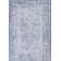 Nile Vintage Medallion Flatweave Grey Area Rug